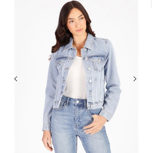 Portmans Jackets & Coats Womens Washed Out Denim Jacket Poshmark